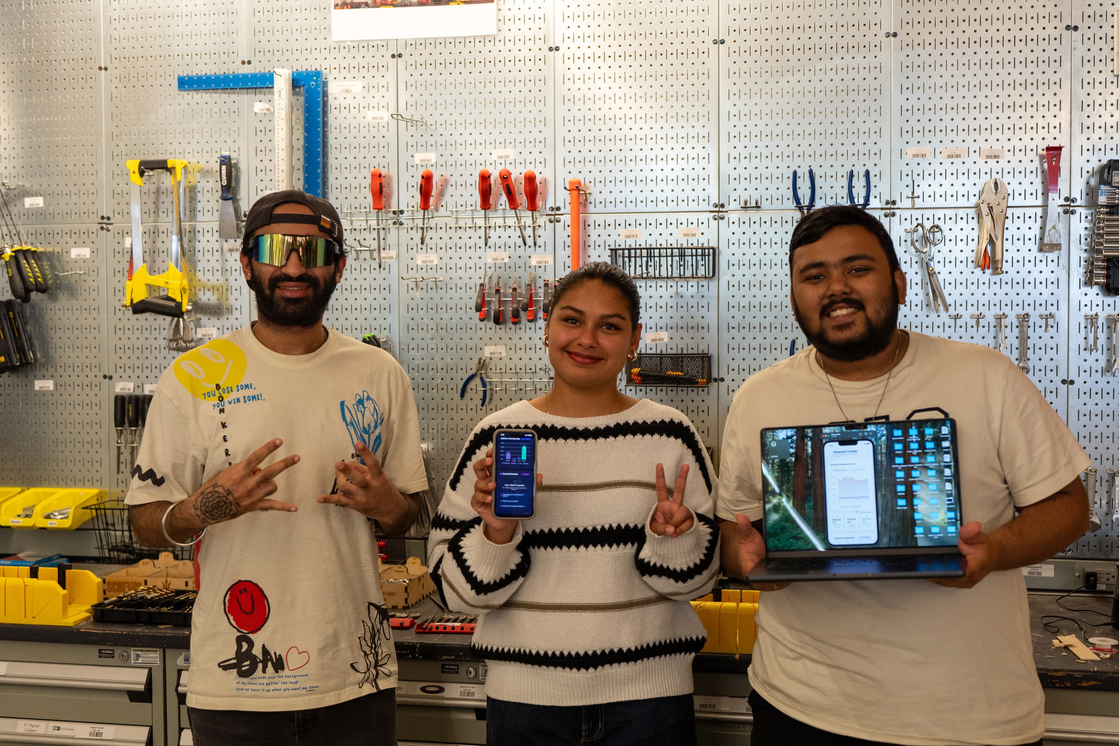 MoneyMatters team photo from the hackathon